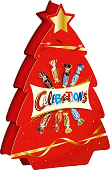 Picture of CELEBRATIONS XMAS TREE 215GR